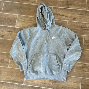 Men’s Nike Gray Hooded Sweatshirt